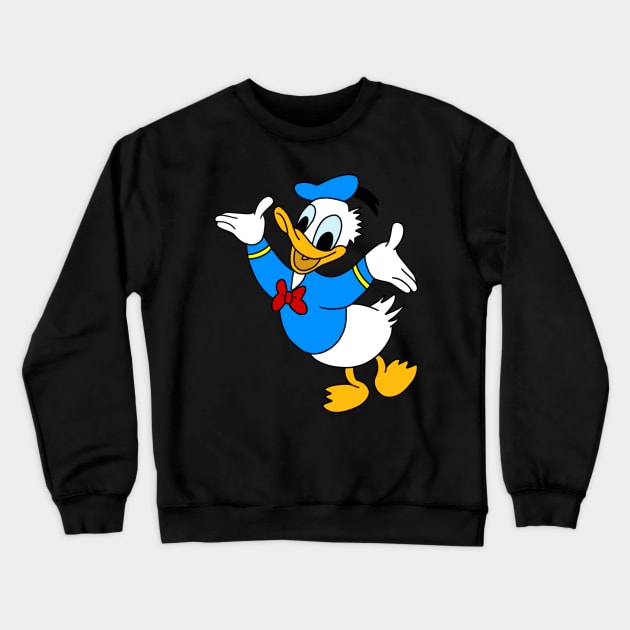 Donald Duck Crewneck Sweatshirt by Hundred Acre Woods Designs